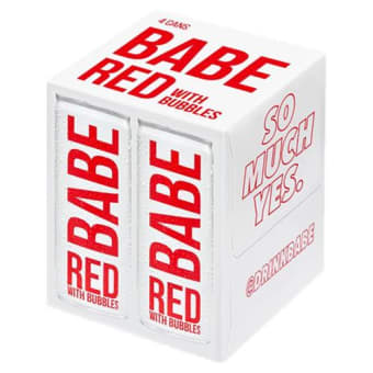BABE Red With Bubbles - 4x 250ml Cans
