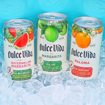 Dulce Vida Tequila Sparkling Margarita - Ready To Drink Cans - 4x 200ml Cans