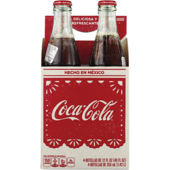 Mexican Coke - 4x 355ml Bottle