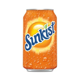 Sunkist Orange Soda - 6x 12oz Cans