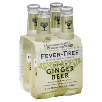 Fever-Tree Premium Ginger Beer - 4x 6.8oz Bottles