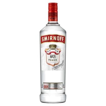 Smirnoff No. 21 Vodka - 1L Bottle