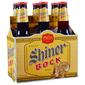 Shiner Bock 6 Pack Bottles