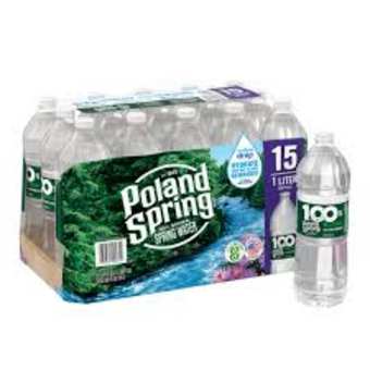 Poland Spring 1liter 15pack Case