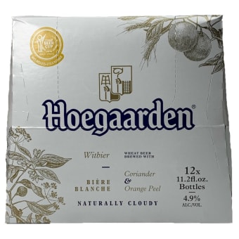 Hoegaarden White 12Pack 12oz Bottles
