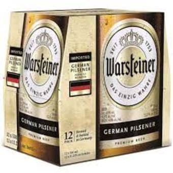 Warsteiner Pilsner 12 Pack Bottles