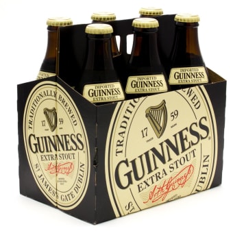 Guinness 6 Pack Bottle