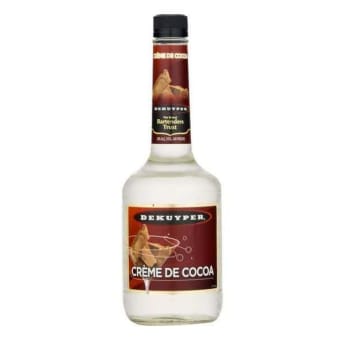 DeKuyper Creme De Cocoa White Liqueur 750 ml