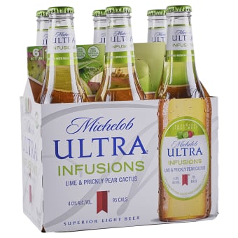 Michelob Ultra Lime Cactus Light Beer - 6 bottles / 12oz