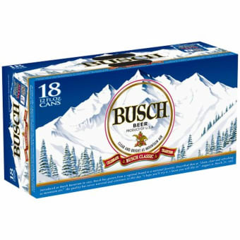 Busch Beer - 18 cans / 12oz