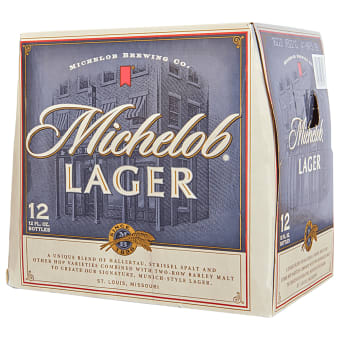 Michelob Lager - 12 bottles / 12oz