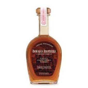 BOWMAN BROTHERS VIRGINIA bourbon small batch