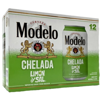 Modelo Chelada Limon y Sal - 12 cans / 12oz
