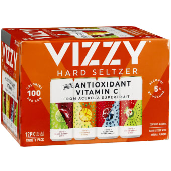 VIZZY VARIETY PACK 12 OZ 12PK CAN