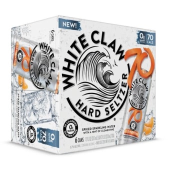 White Claw 70 Clementine 6 pack can