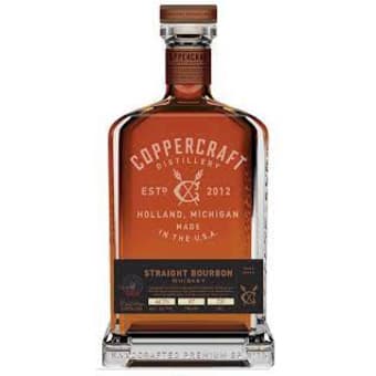 COPPERCRAFT straight bourbon SINGLE BARREL OUR STORE PICK