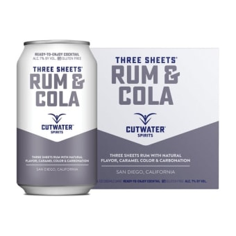 Cuwater Rum & Cola 4 Pack 12Oz can