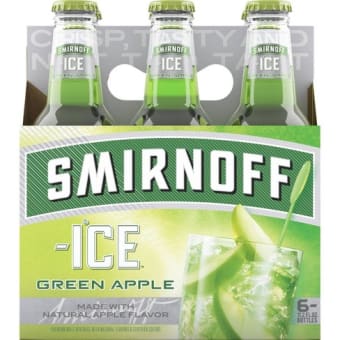 SMIRNOFF ICE GREEN APPLE 6PK