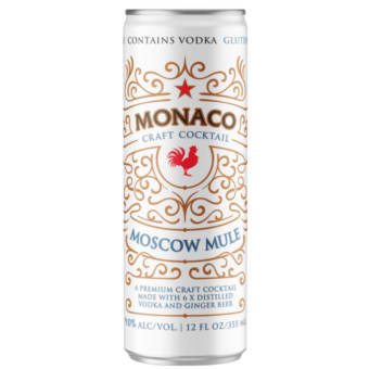 Monaco Moscow Mule Cocktail - 1 can / 12oz