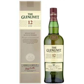 The Glenlivet Single Malt Scotch Whisky 12 Year - 750mL