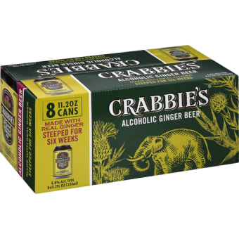 CRABBIES GINGER BEER 8 PACK