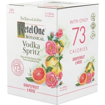 KETEL ONE GRAPEFRUIT COCKTAIL 4 PK