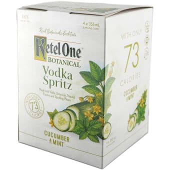 KETEL ONE CUCUMBER MINT 4 PK