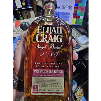 Elijah Craig 94 proof single barrel