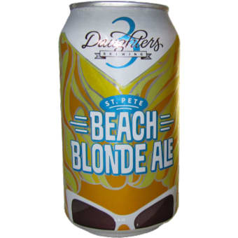 3 Daughters Beach Blonde Ale - 1 can / 16oz
