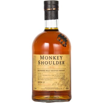 Monkey Shoulder Blended Malt Whiskey Scotch - 1.75L