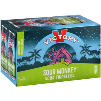 Victory Sour Monkey Sour Tripel Sour Beer - 6 cans / 12oz