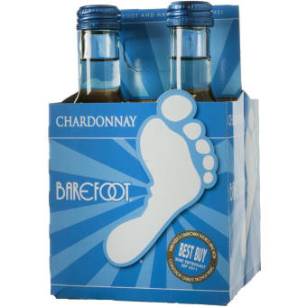 Barefoot White Wine Chardonnay - 4pk / 187ml Bottles