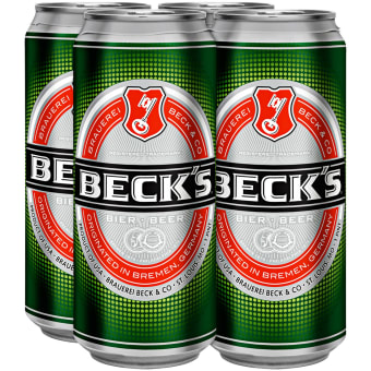 Beck's - 4 cans / 16oz