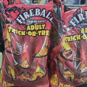 Fireball trick o treat bag pack of 15