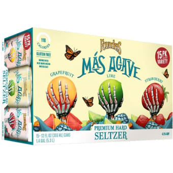 Founders Mas Agave Seltzer - 15 cans / 12oz
