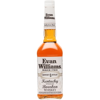Evan Williams Bottled-in-Bond White Label Bourbon Whiskey - 750mL