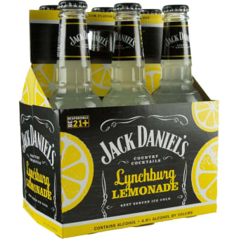 Jack Daniel's Lynchburg Lemonade - 6 bottles / 12oz