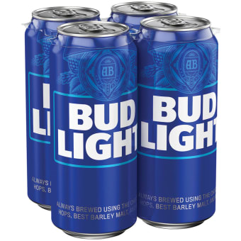 Bud Light - 4 cans / 16oz