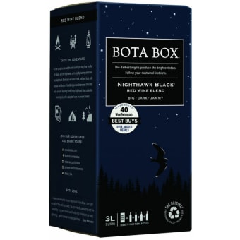 Bota Box Nighthawk Black Red Blend - 3L