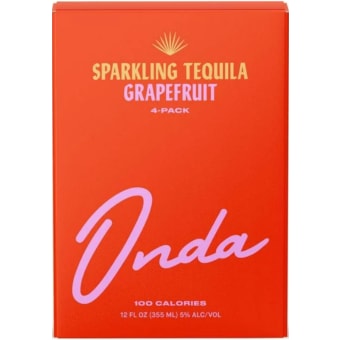 Onda Grapefruit Sparkling Tequila - 4 cans / 12oz