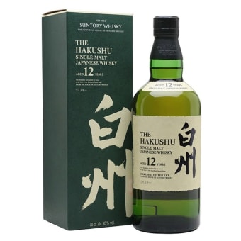 The Hakushu 12 Years Old Single Malt Japanese Whiskey - 750mL
