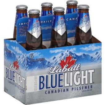 Labatt Blue Light - 6 bottles / 12oz