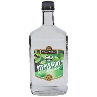 Hiram Walker Peppermint Schnapps 90 Proof - 375mL