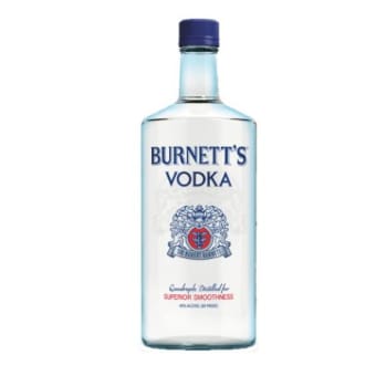 BURNETTS VODKA 750ML