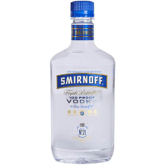 SMIRNOFF 100 PROOF 375ML