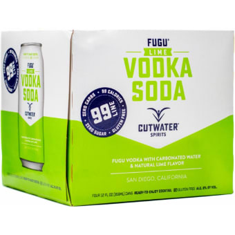 Cutwater Vodka Soda - 4 cans / 12oz