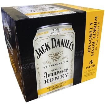 Jack Daniel's Tennessee Honey Lemonade - 4 cans / 355mL