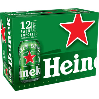 Heineken Premium Light Beer - 12 cans / 12oz