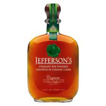 Jefferson's Cognac Cask Finish Rye Whiskey -750ml