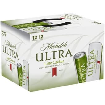 MICHELOB ULTRA LIME CACTUS 12OZ 12PK CAN